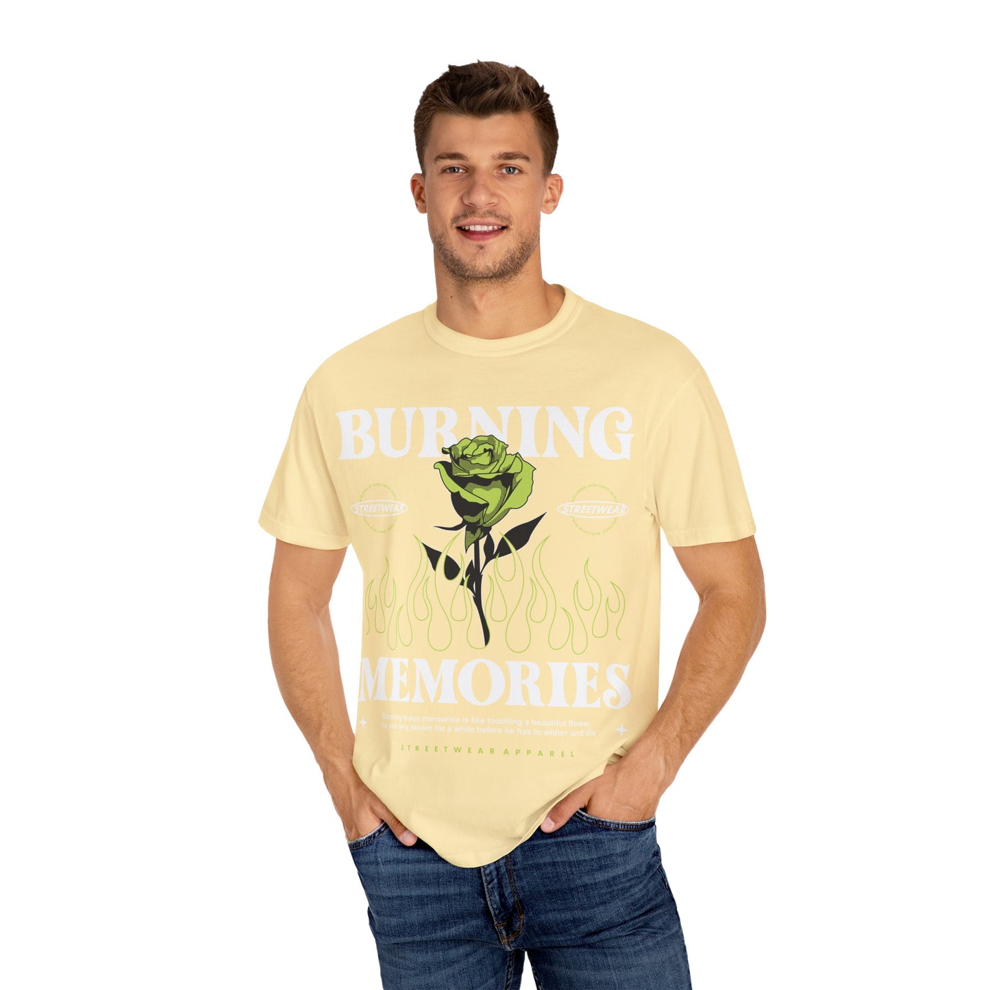 Burning memories Unisex Garment-Dyed T-shirt