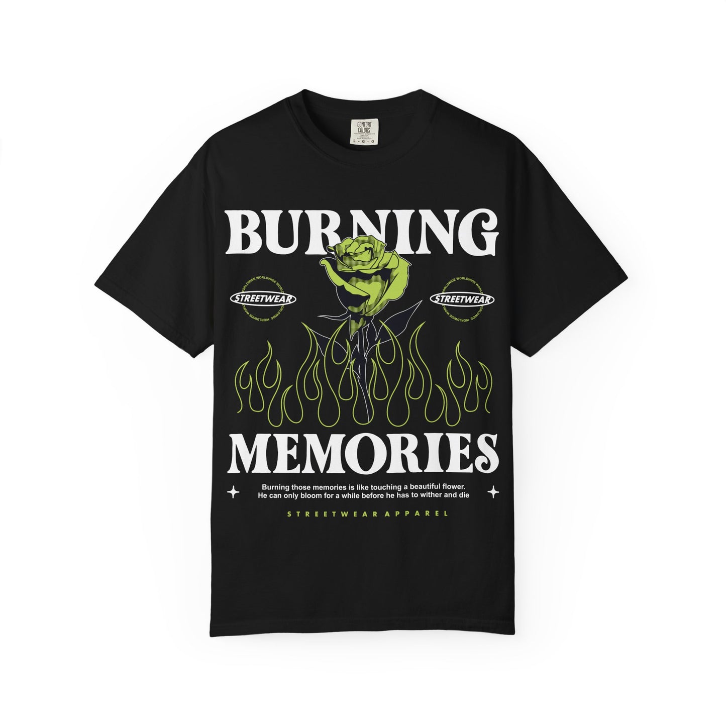 Burning memories Unisex Garment-Dyed T-shirt