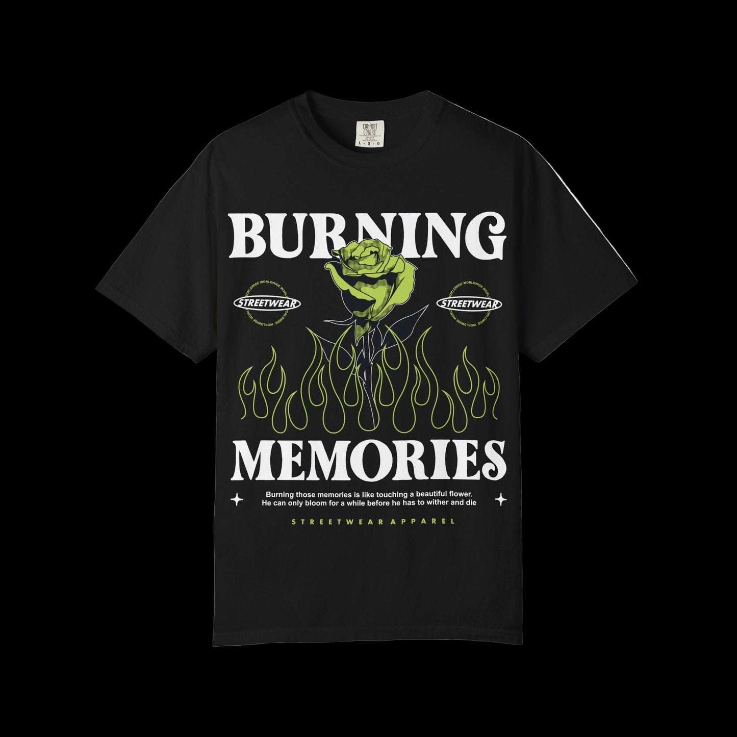 Burning memories Unisex Garment-Dyed T-shirt