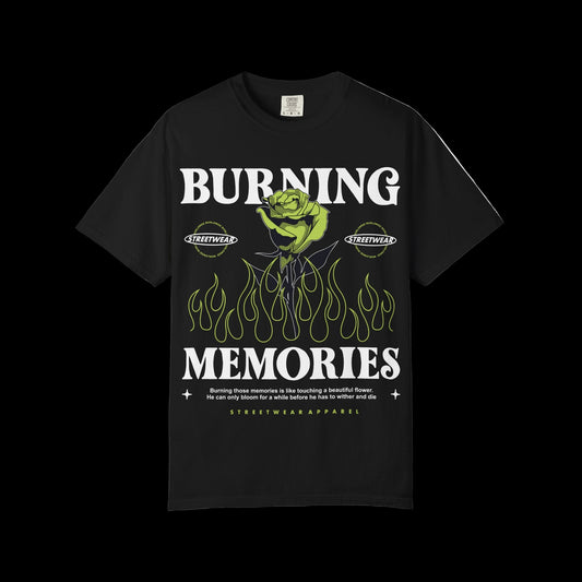 Burning memories Unisex Garment-Dyed T-shirt
