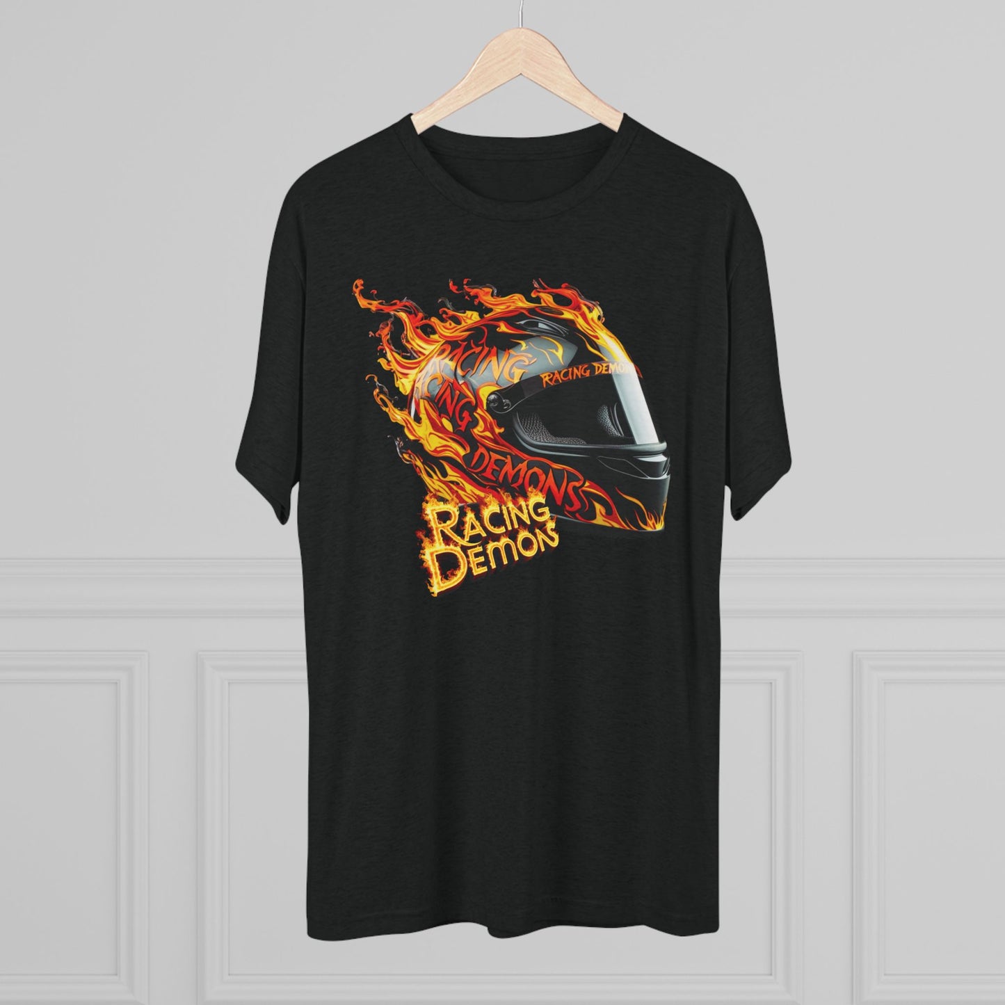 Back and front racing motorcycle print