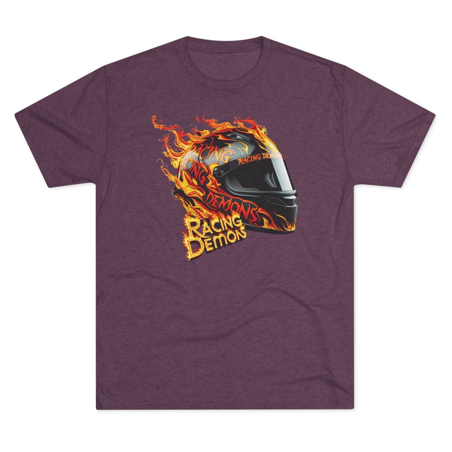 Back and front racing motorcycle print