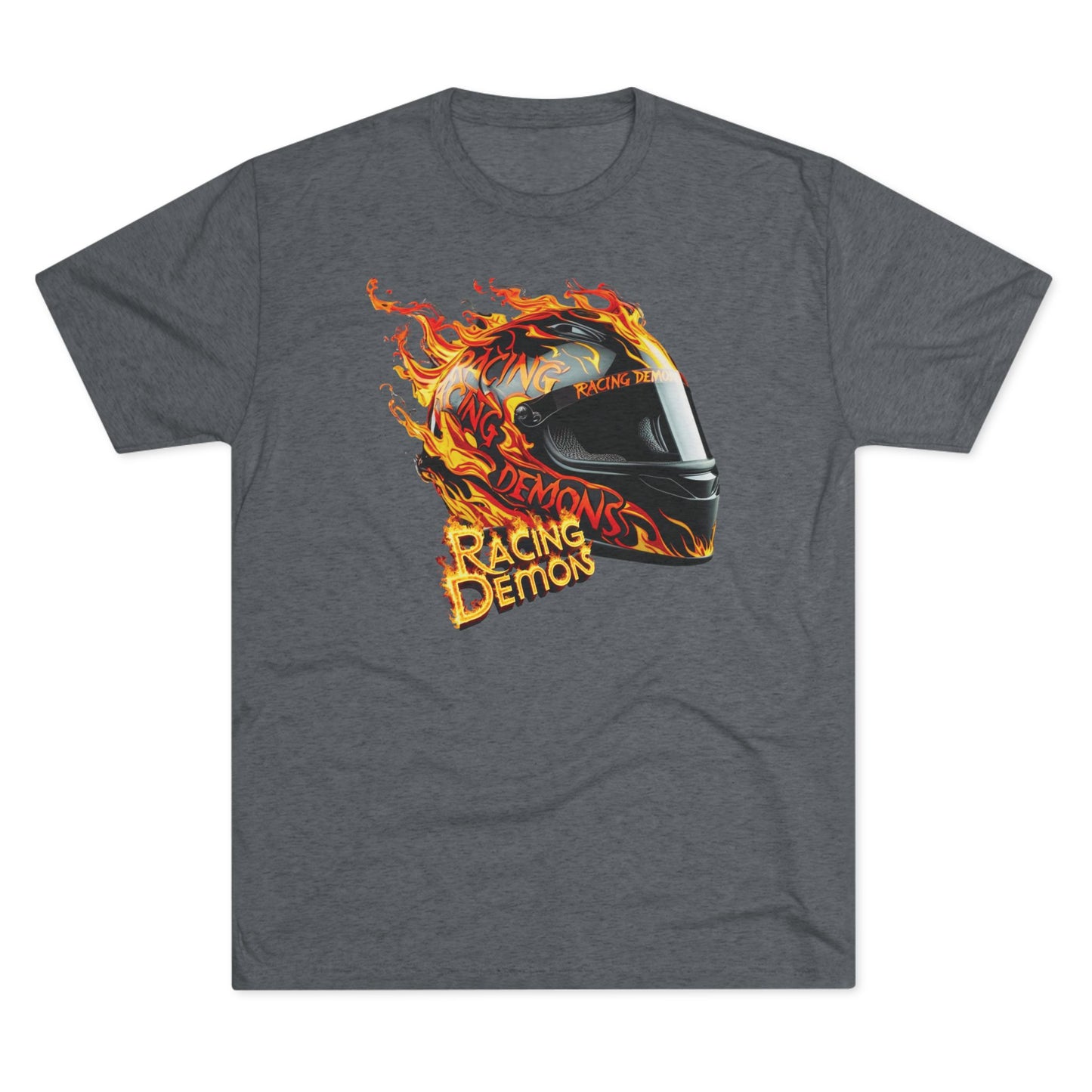 Back and front racing motorcycle print