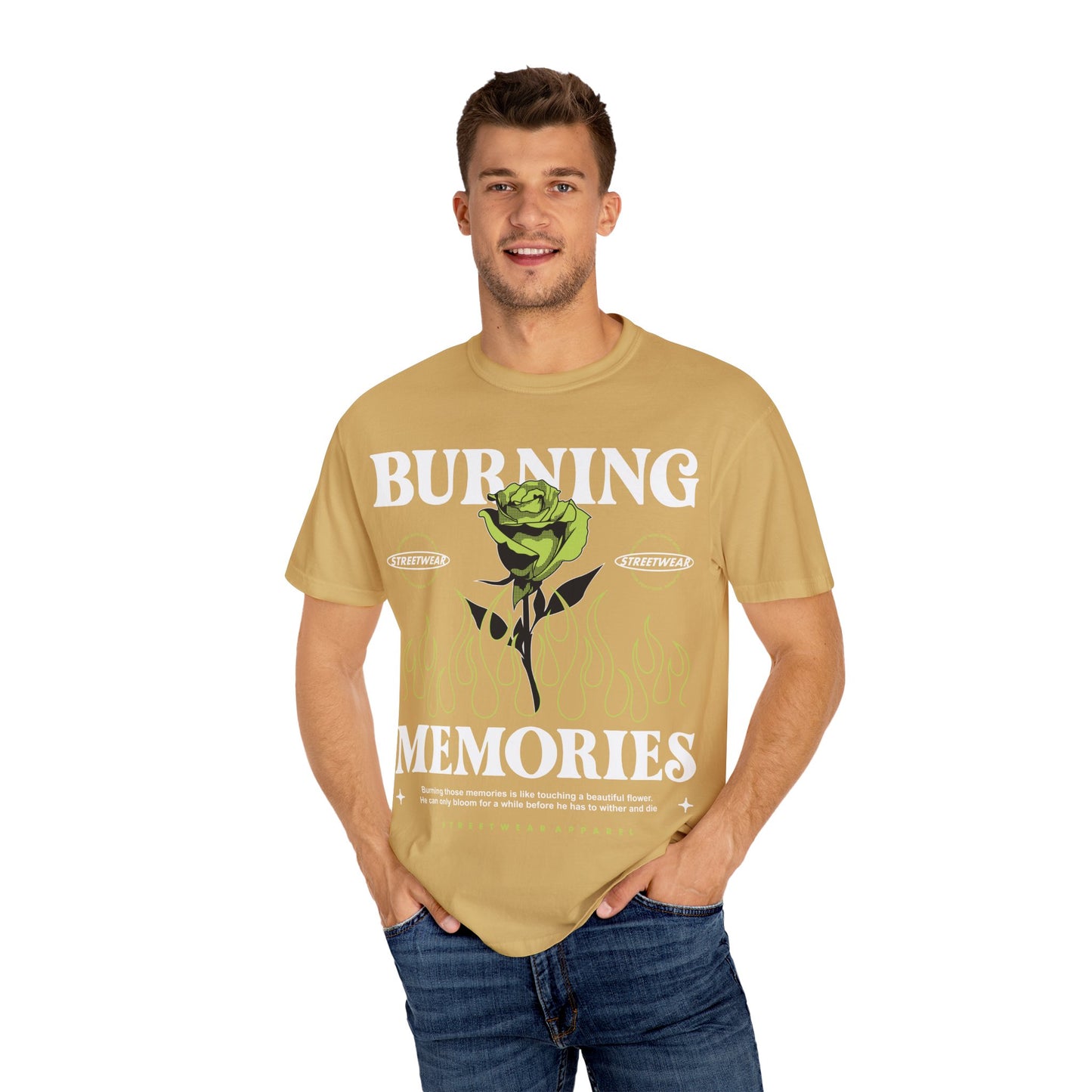 Burning memories Unisex Garment-Dyed T-shirt