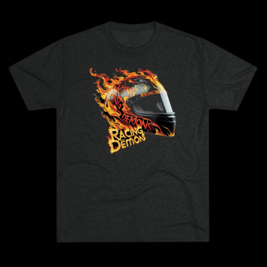 Back and front racing motorcycle print