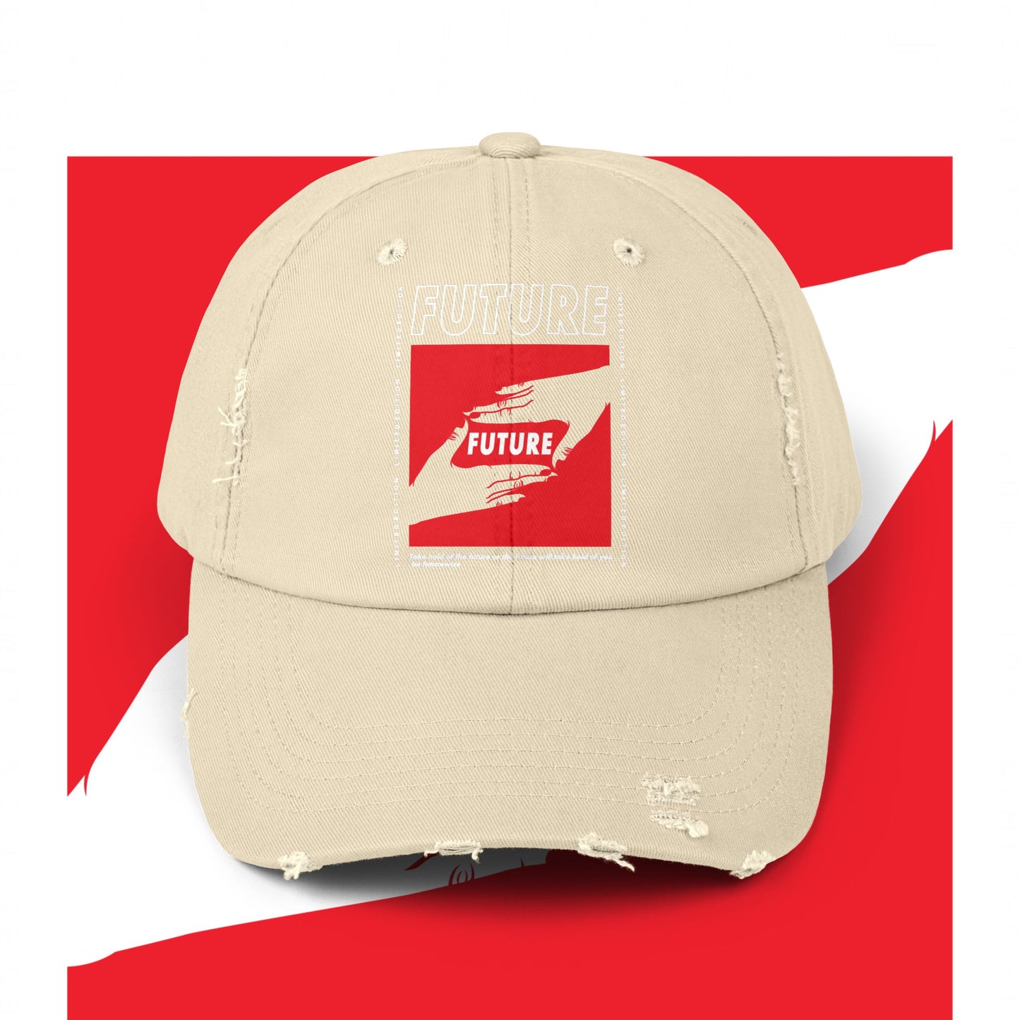 The Future Unisex Distressed Cap