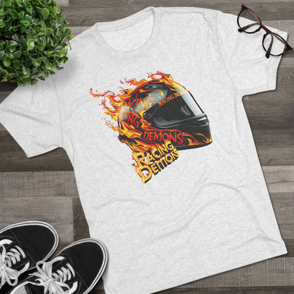 Back and front racing motorcycle print