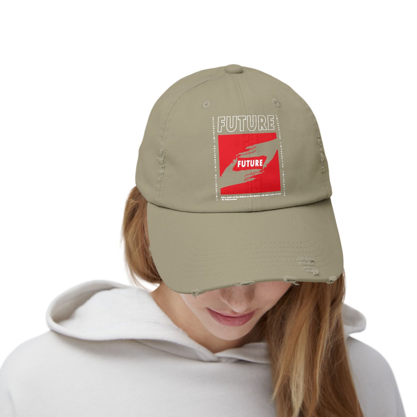 The Future Unisex Distressed Cap