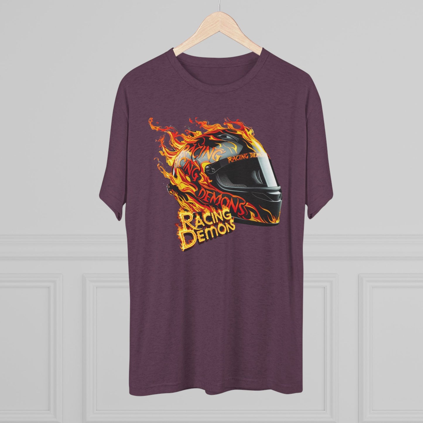Back and front racing motorcycle print