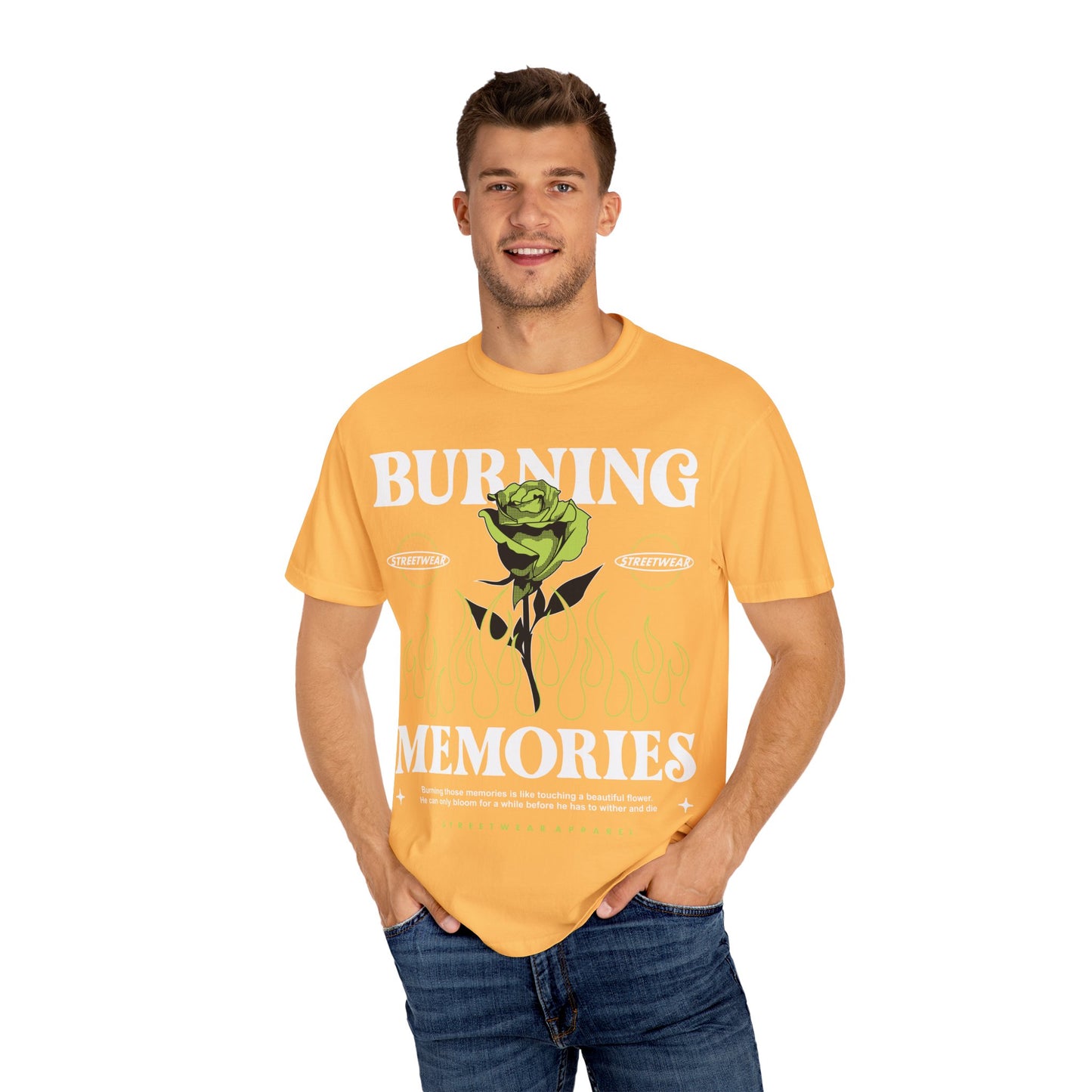 Burning memories Unisex Garment-Dyed T-shirt
