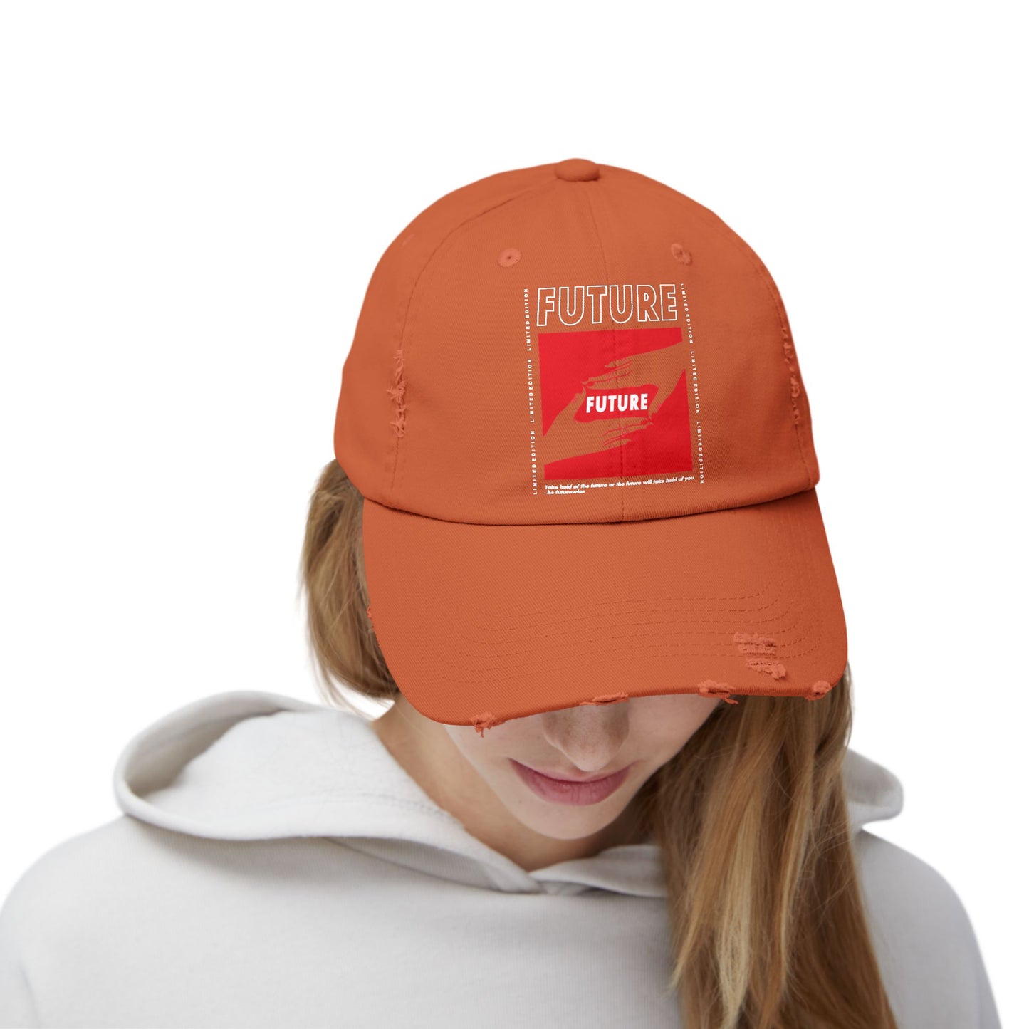 The Future Unisex Distressed Cap