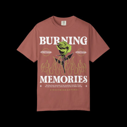 Burning memories Unisex Garment-Dyed T-shirt