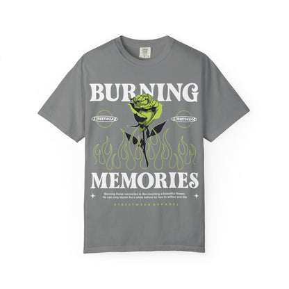 Burning memories Unisex Garment-Dyed T-shirt