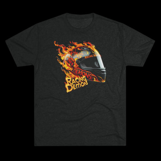 Back and front racing motorcycle print
