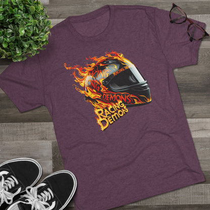 Back and front racing motorcycle print
