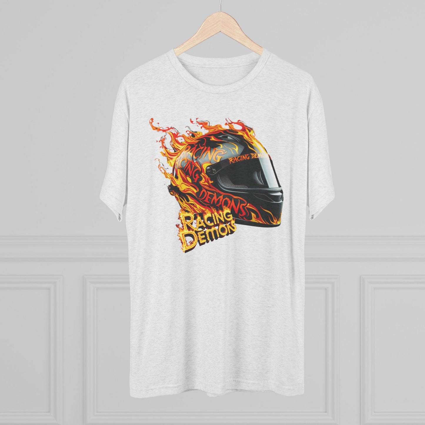 Back and front racing motorcycle print