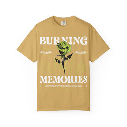 Burning memories Unisex Garment-Dyed T-shirt