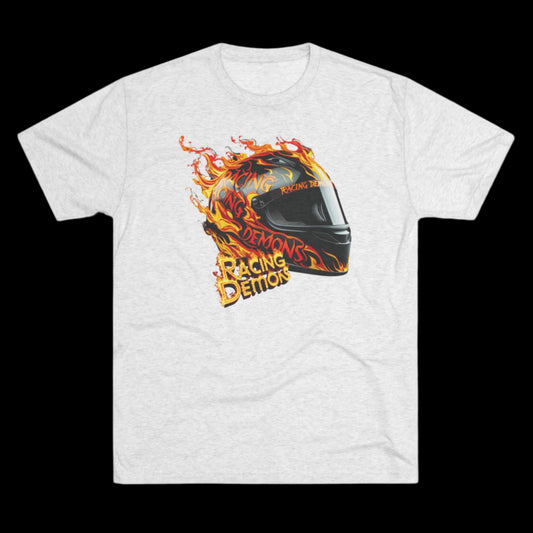 Back and front racing motorcycle print