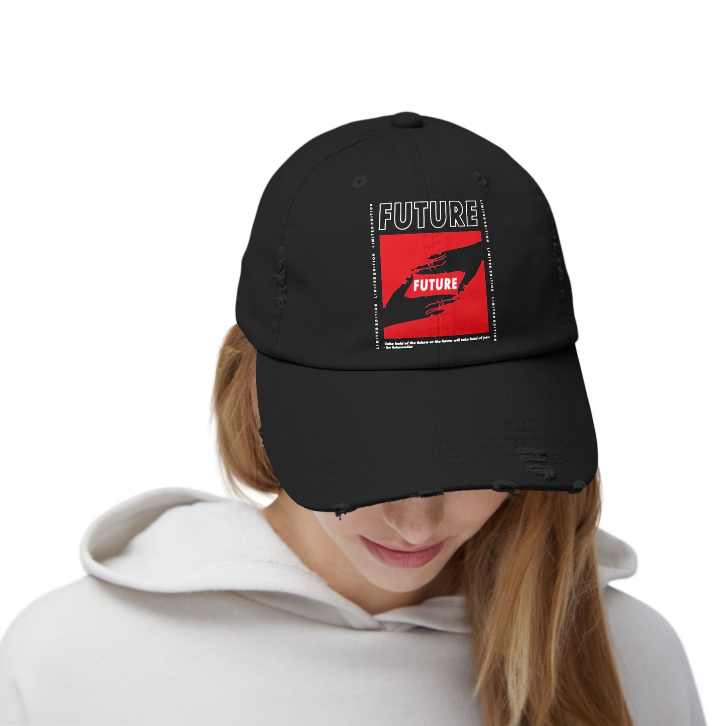 The Future Unisex Distressed Cap