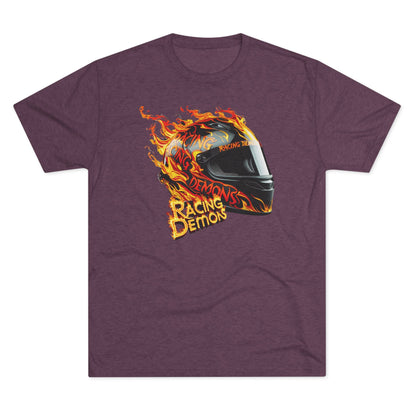 Back and front racing motorcycle print
