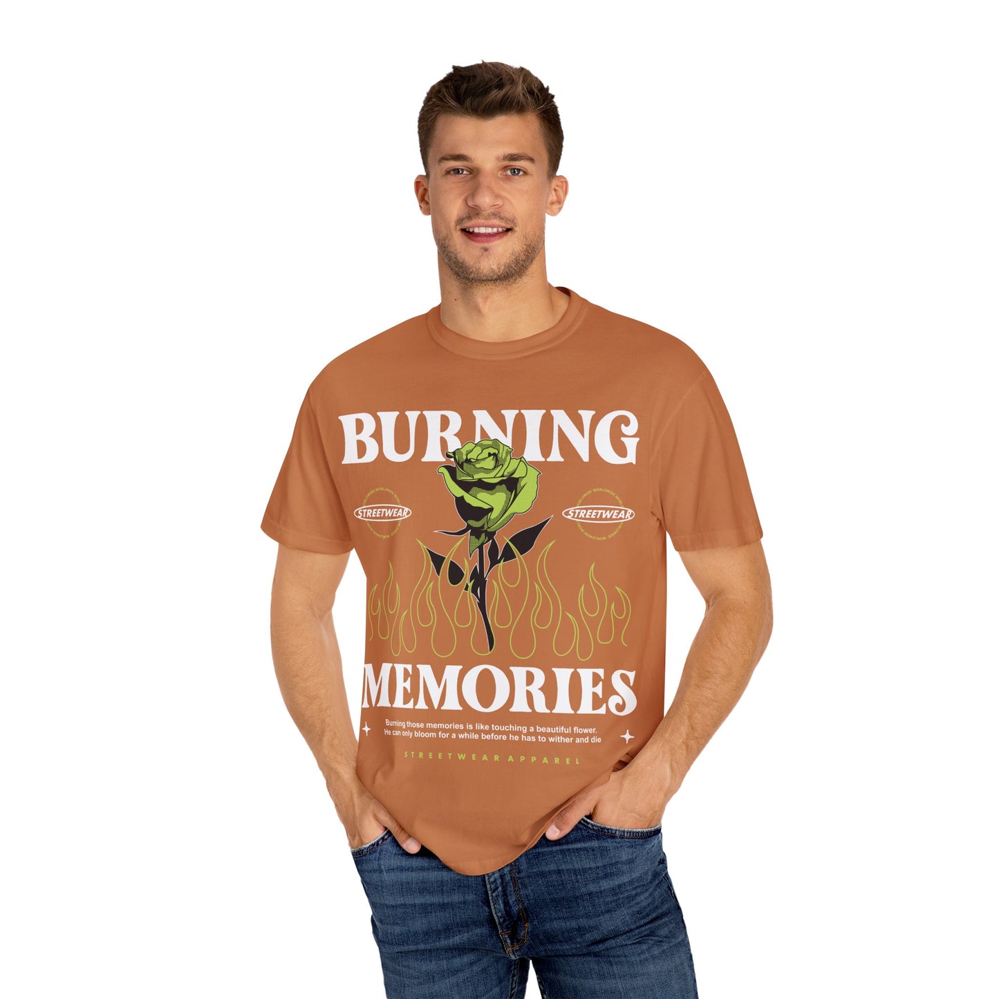 Burning memories Unisex Garment-Dyed T-shirt