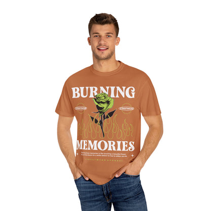 Burning memories Unisex Garment-Dyed T-shirt