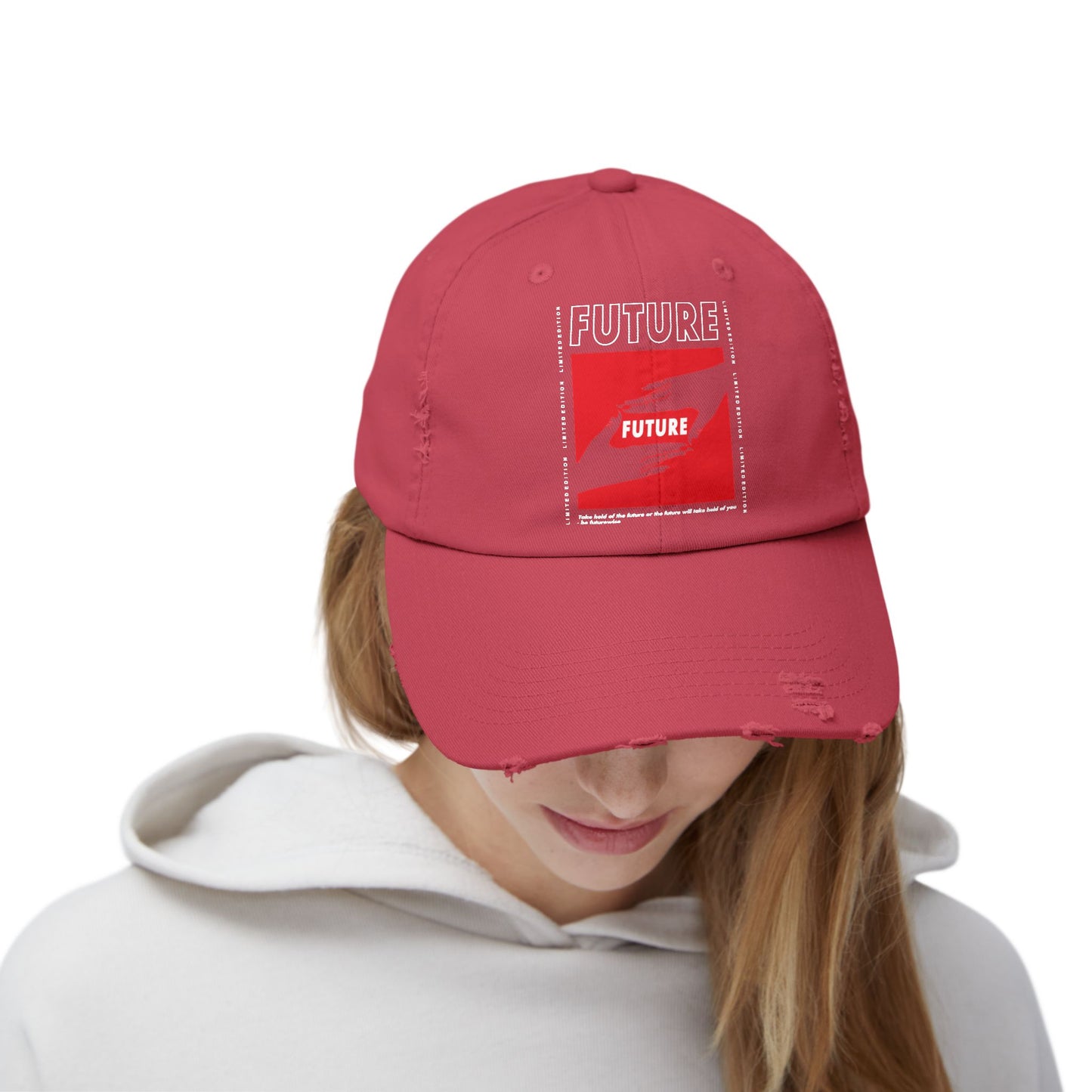 The Future Unisex Distressed Cap