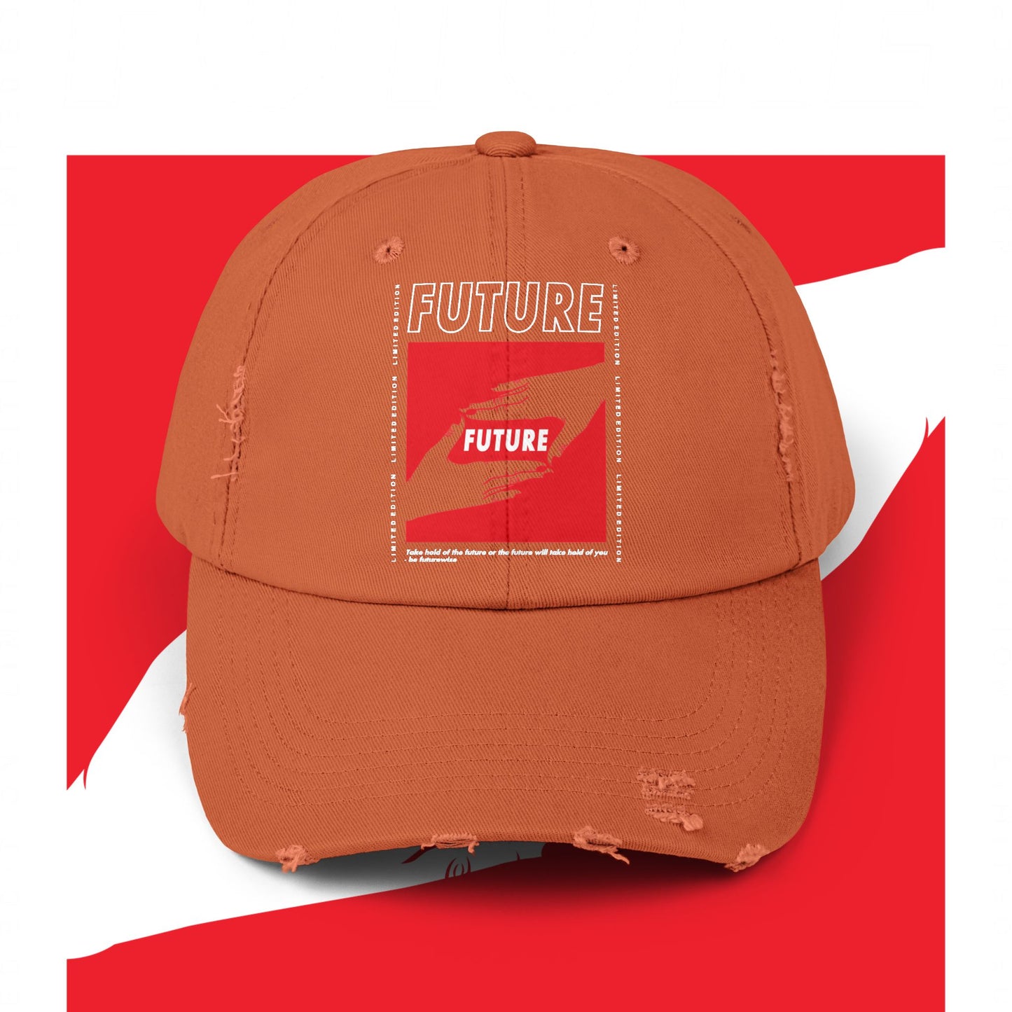 The Future Unisex Distressed Cap