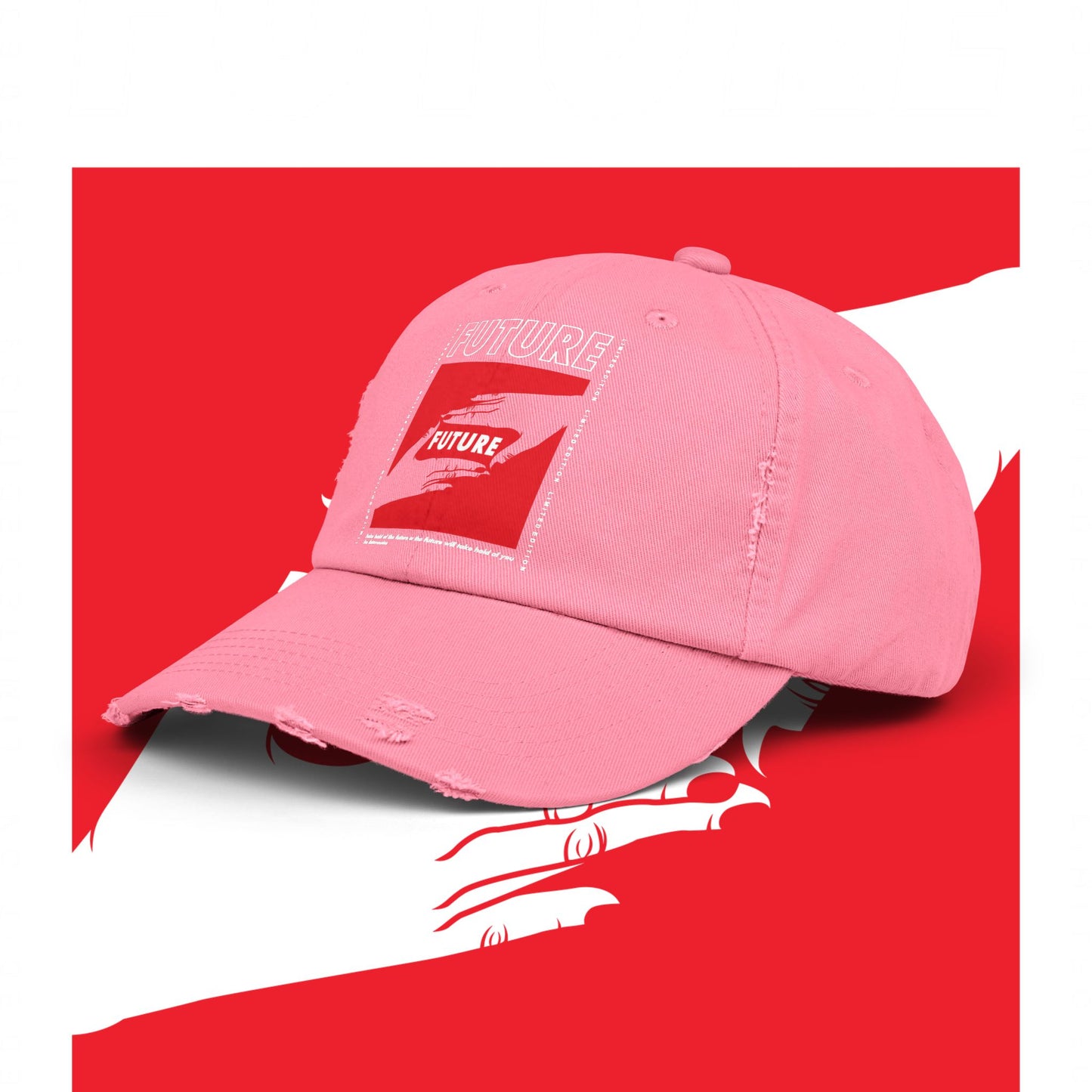The Future Unisex Distressed Cap