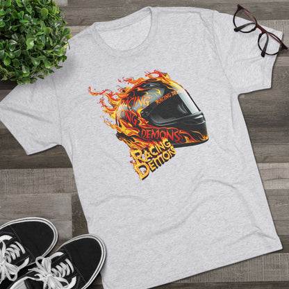 Back and front racing motorcycle print