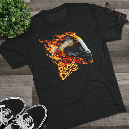Back and front racing motorcycle print