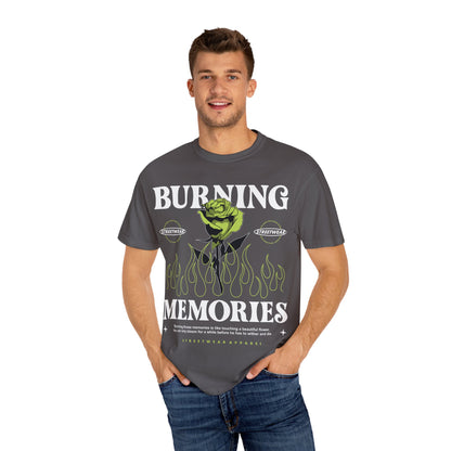 Burning memories Unisex Garment-Dyed T-shirt