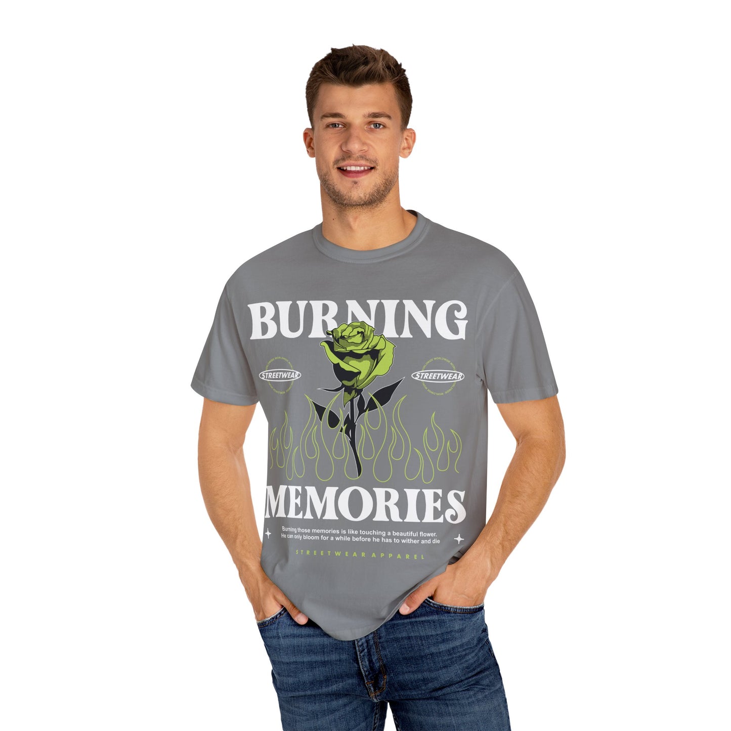Burning memories Unisex Garment-Dyed T-shirt
