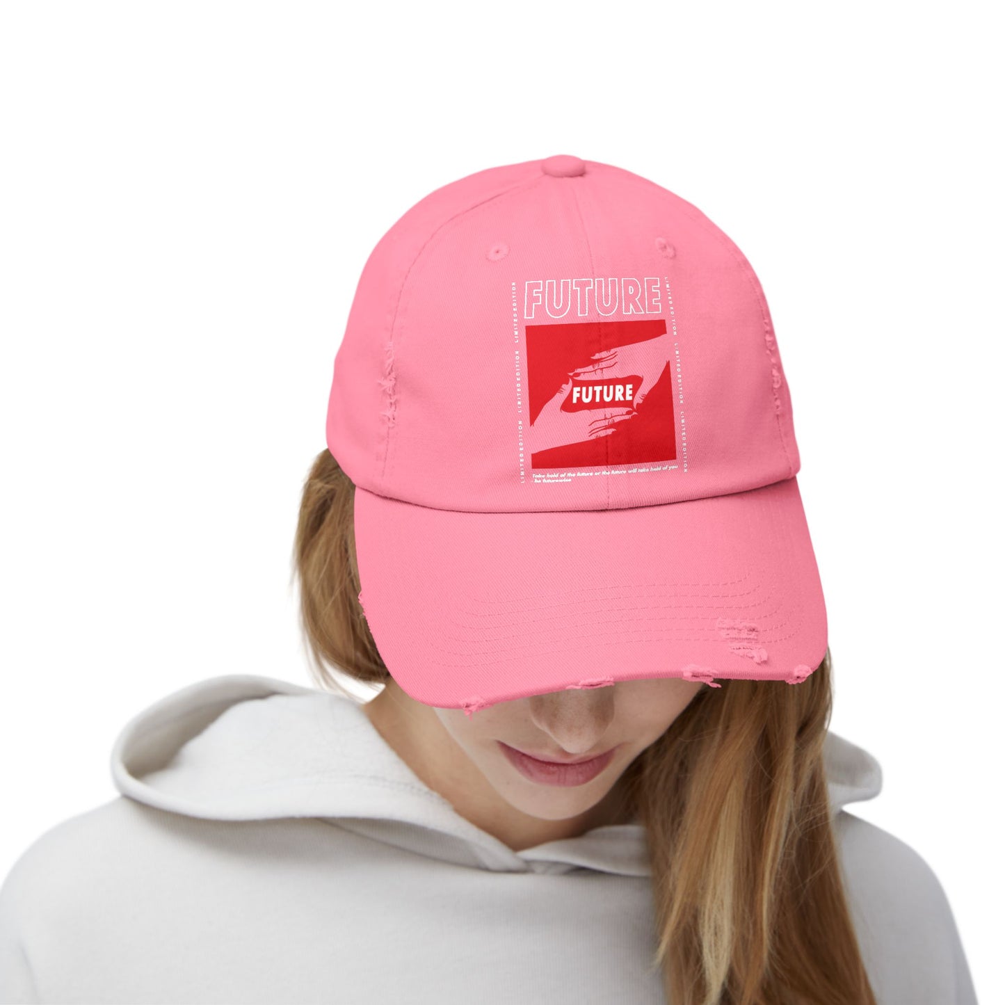 The Future Unisex Distressed Cap