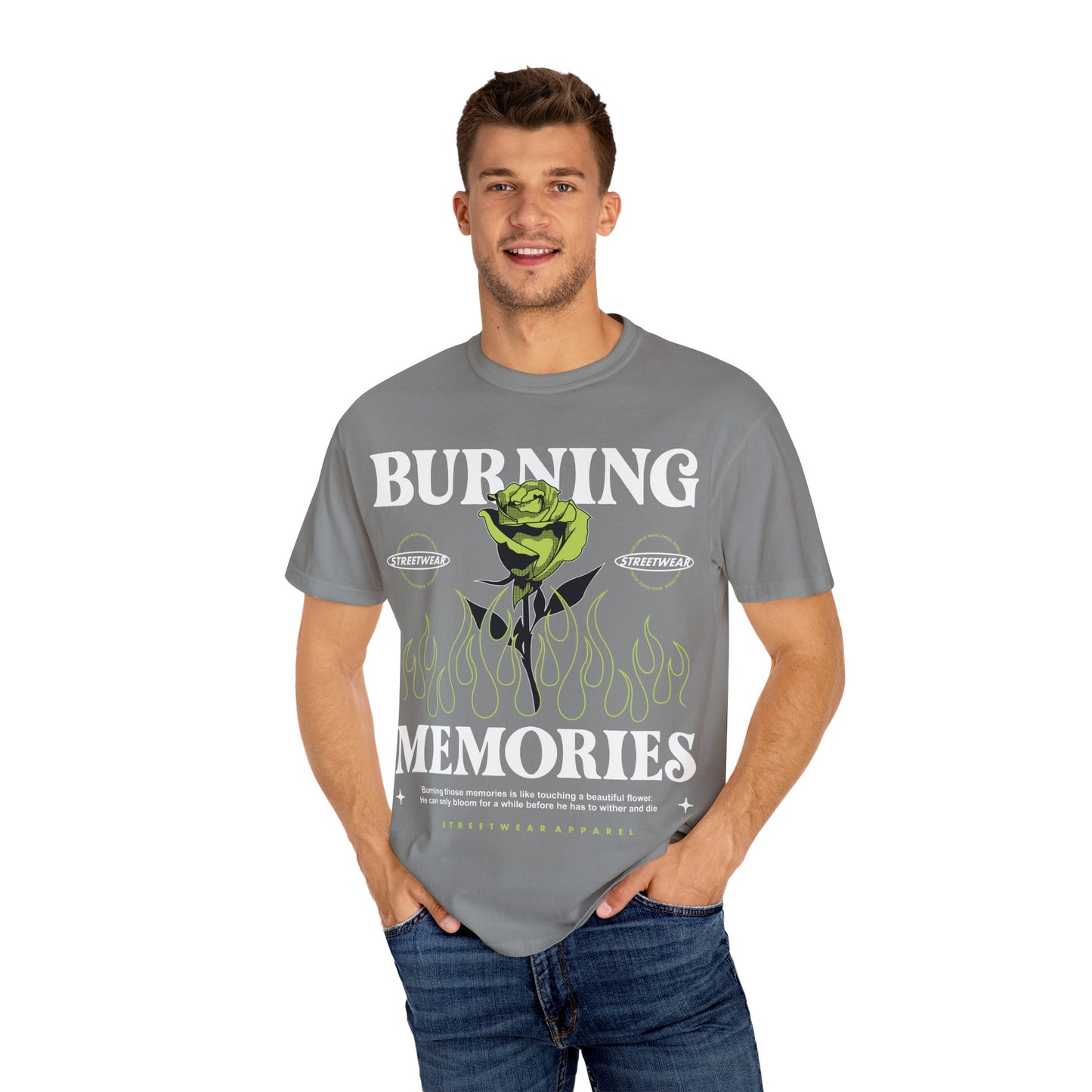 Burning memories Unisex Garment-Dyed T-shirt