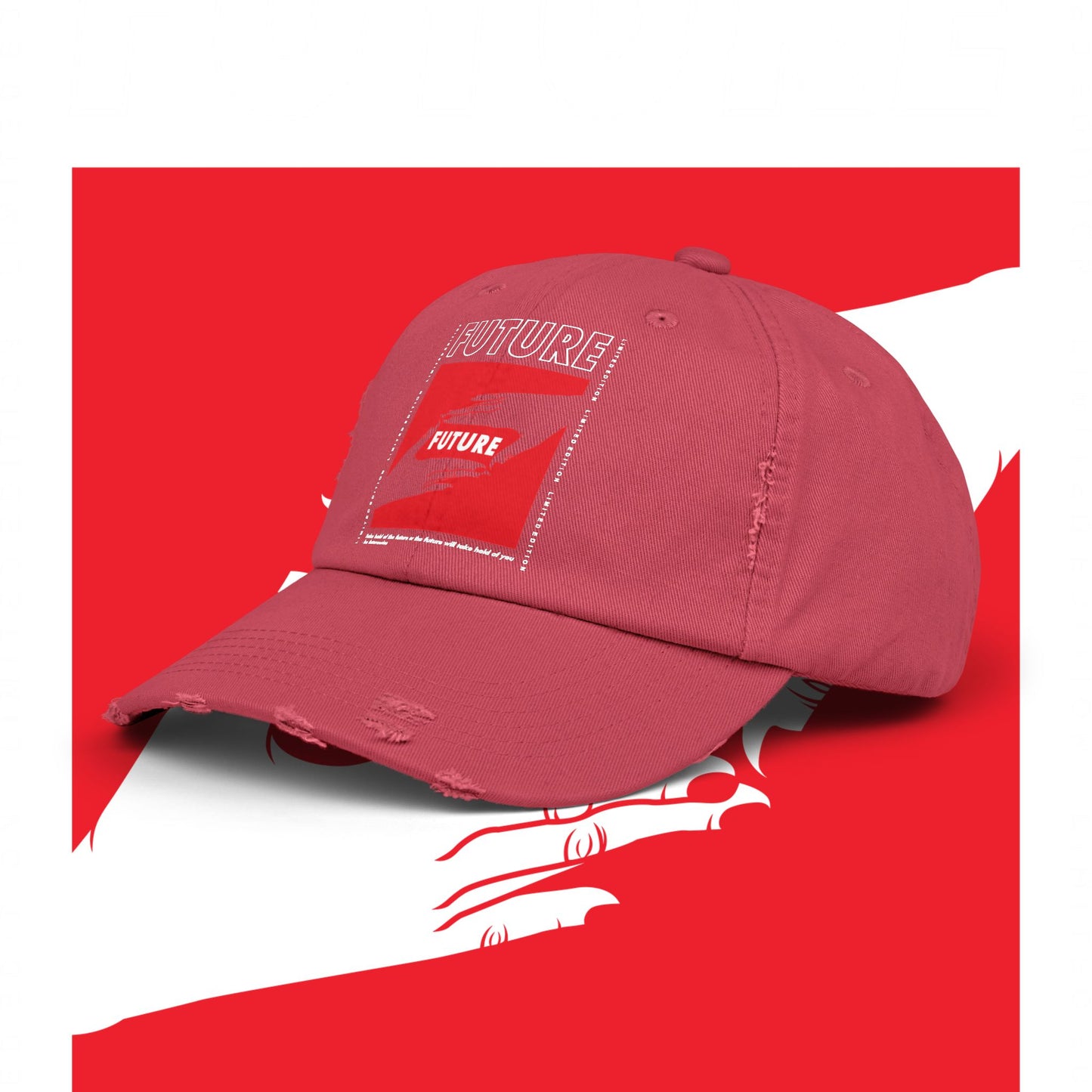 The Future Unisex Distressed Cap