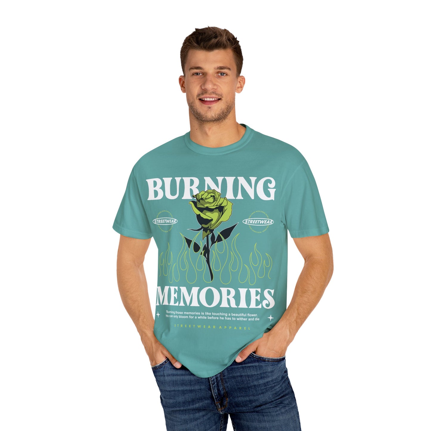 Burning memories Unisex Garment-Dyed T-shirt