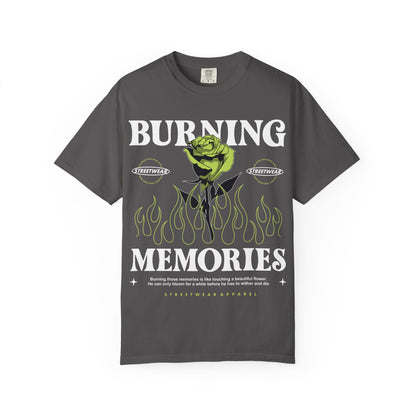 Burning memories Unisex Garment-Dyed T-shirt