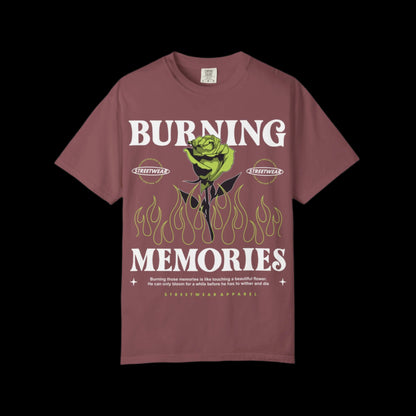 Burning memories Unisex Garment-Dyed T-shirt