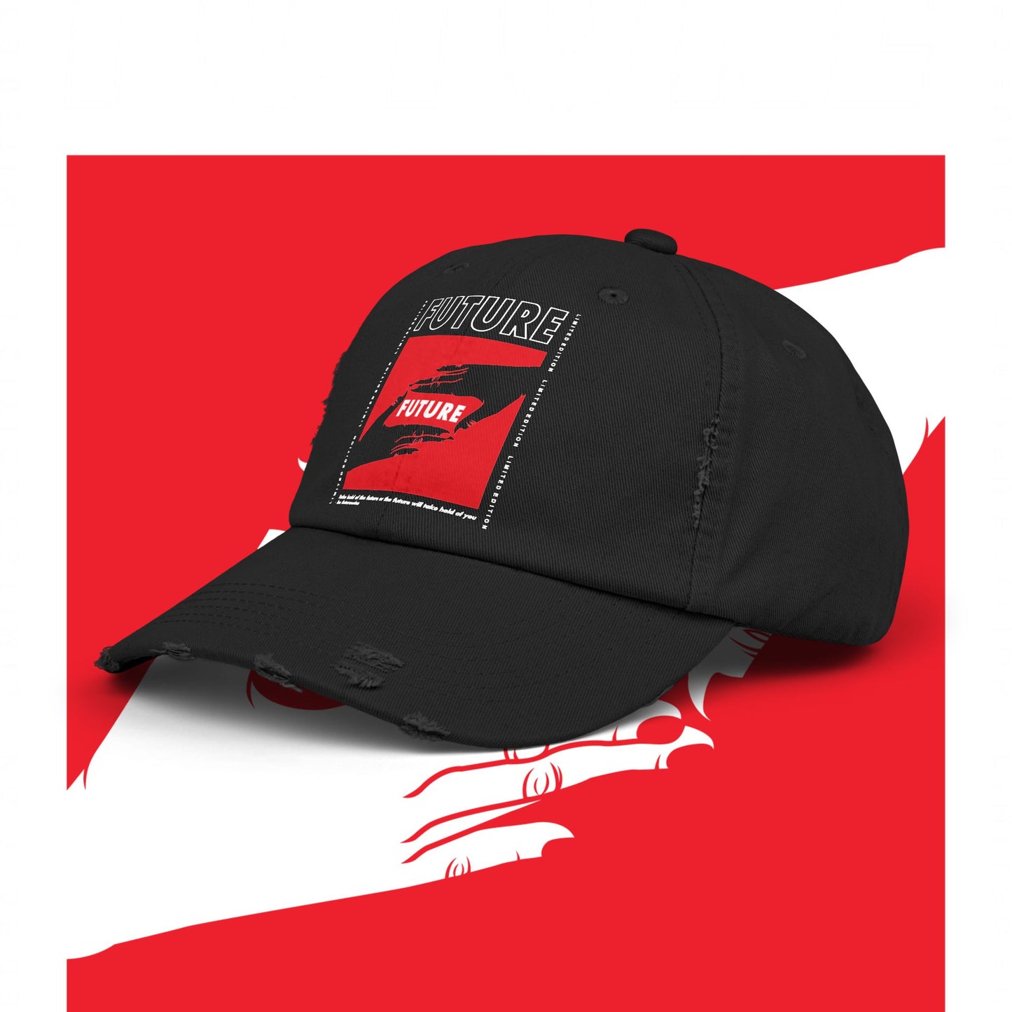 The Future Unisex Distressed Cap